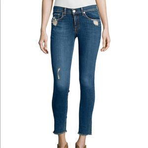 rag & bone Distressed Skinny Jeans in La Paz 30
